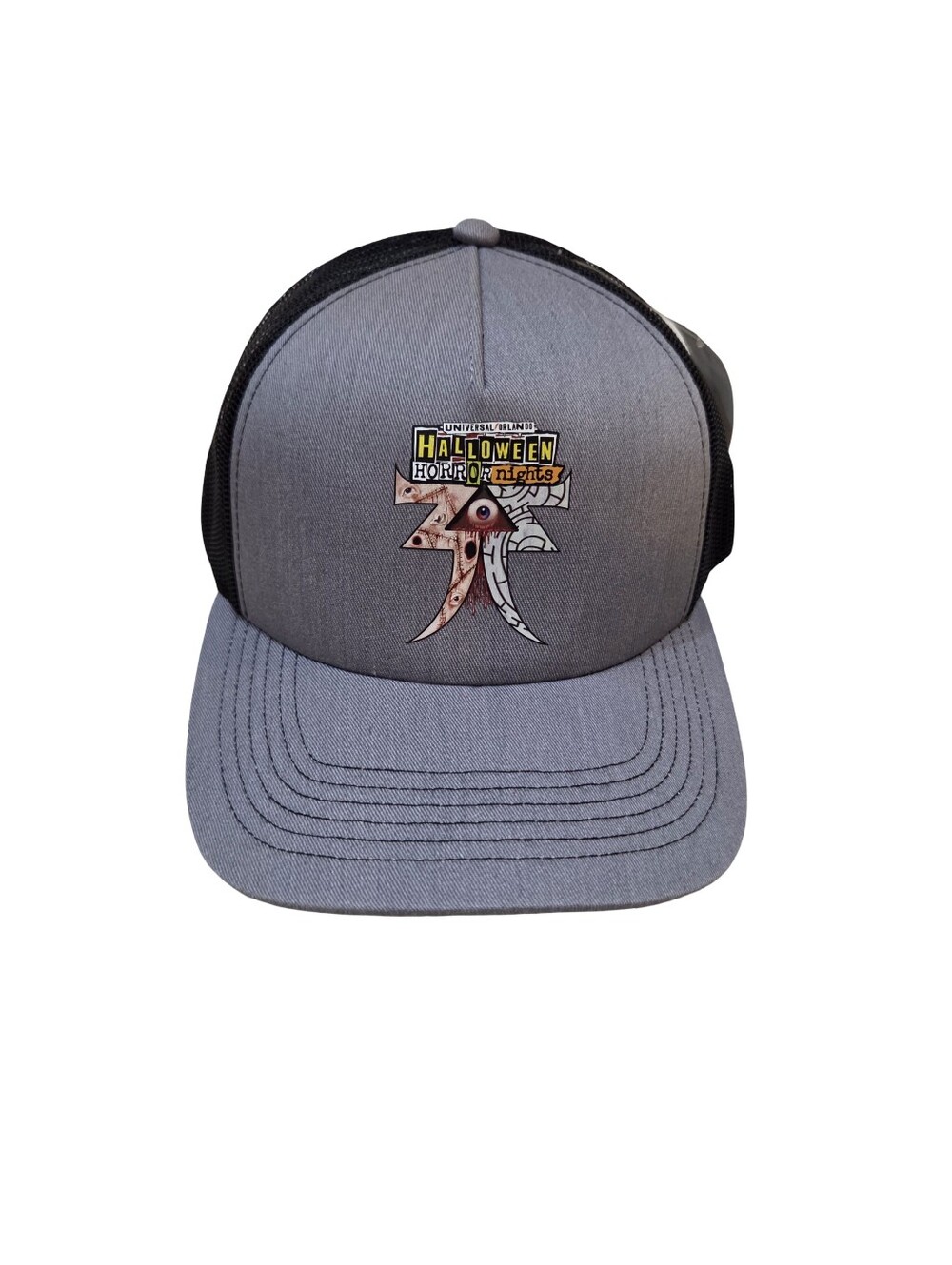 Universal Studios Halloween Horror Nights Logo Adjustable Trucker Hat Cap NEW